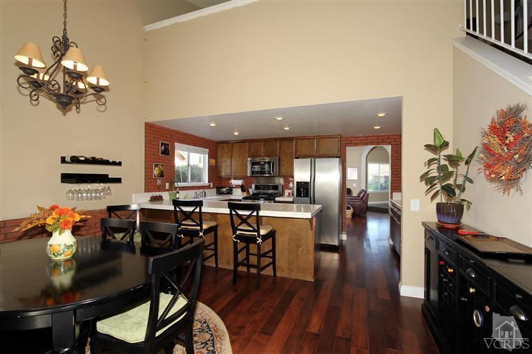4757 Avedon Road Moorpark, CA 93021 - Photo 18 of 22 a view of a dining room with furniture and wooden floor