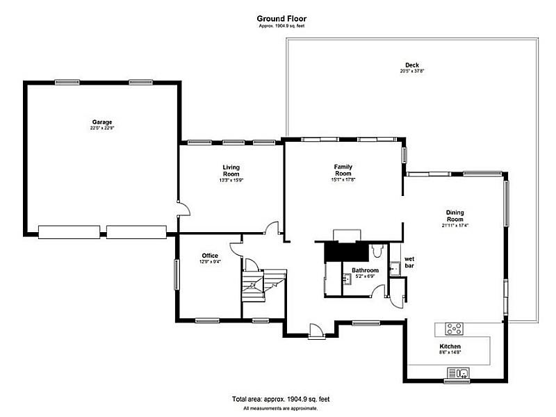 141 Foster Center Road Foster, RI 02825 - Photo 24 of 25 1st Floor Plan.