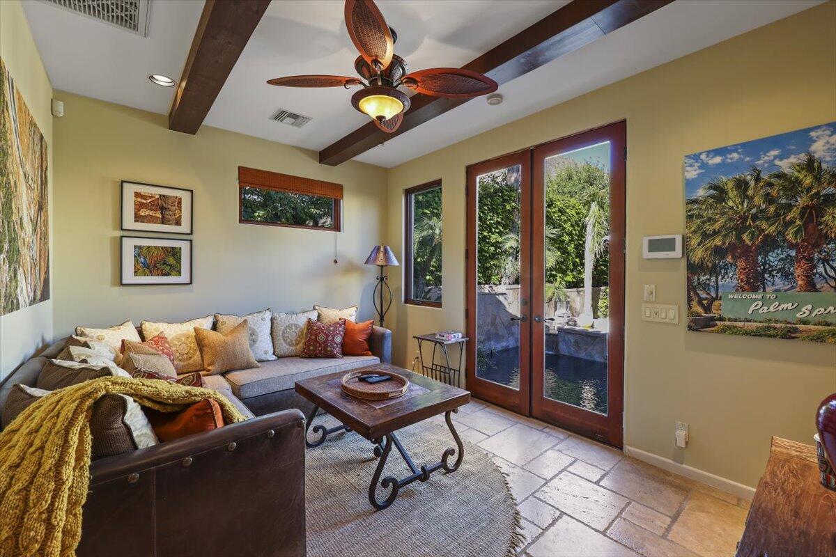 270 West Overlook Road Palm Springs, CA 92264 - Photo 34 of 44 a living room with furniture and a window