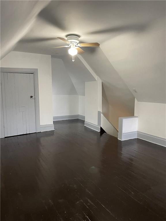 1232 Clairhaven Street Pittsburgh, PA 15205 - Photo 27 of 29 a view of an empty room with wooden floor and a ceiling fan