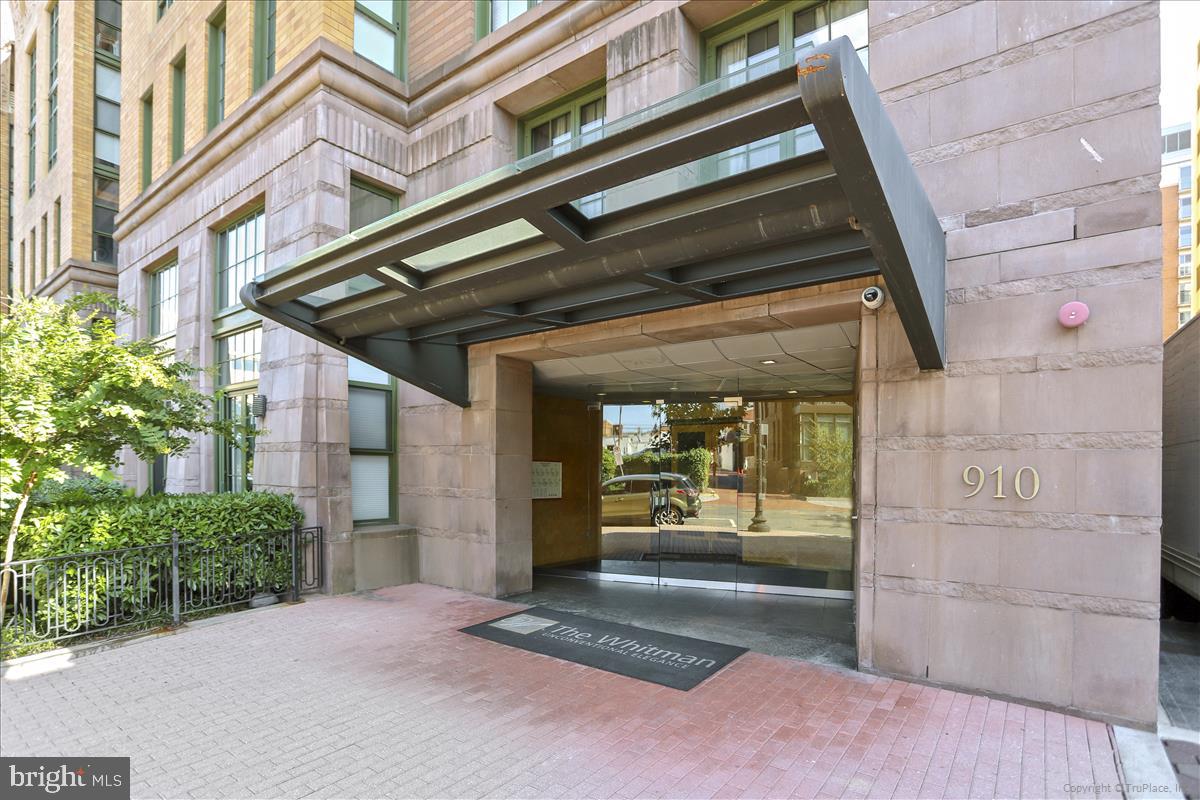 910 M Street Northwest, Unit 403 Washington, DC 20001 - Photo 2 of 36 The Whitman entrance