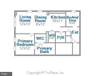 910 M Street Northwest, Unit 403 Washington, DC 20001 - Photo 36 of 36 Floor plan
