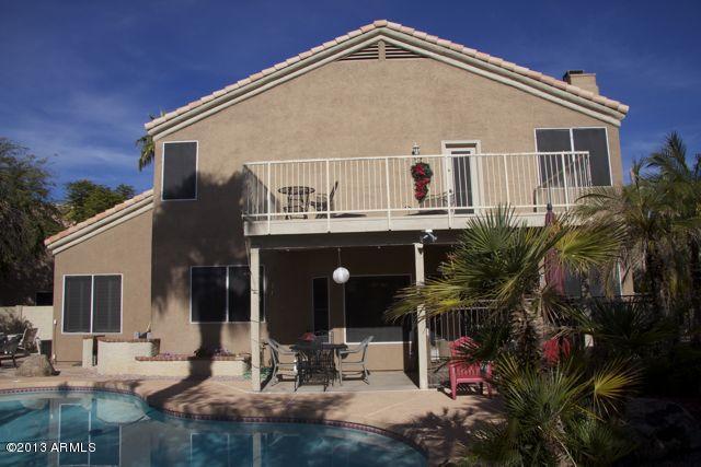 325 West Smoke Tree Road Gilbert, AZ 85233 - Photo 50 of 55 Rear view of home
