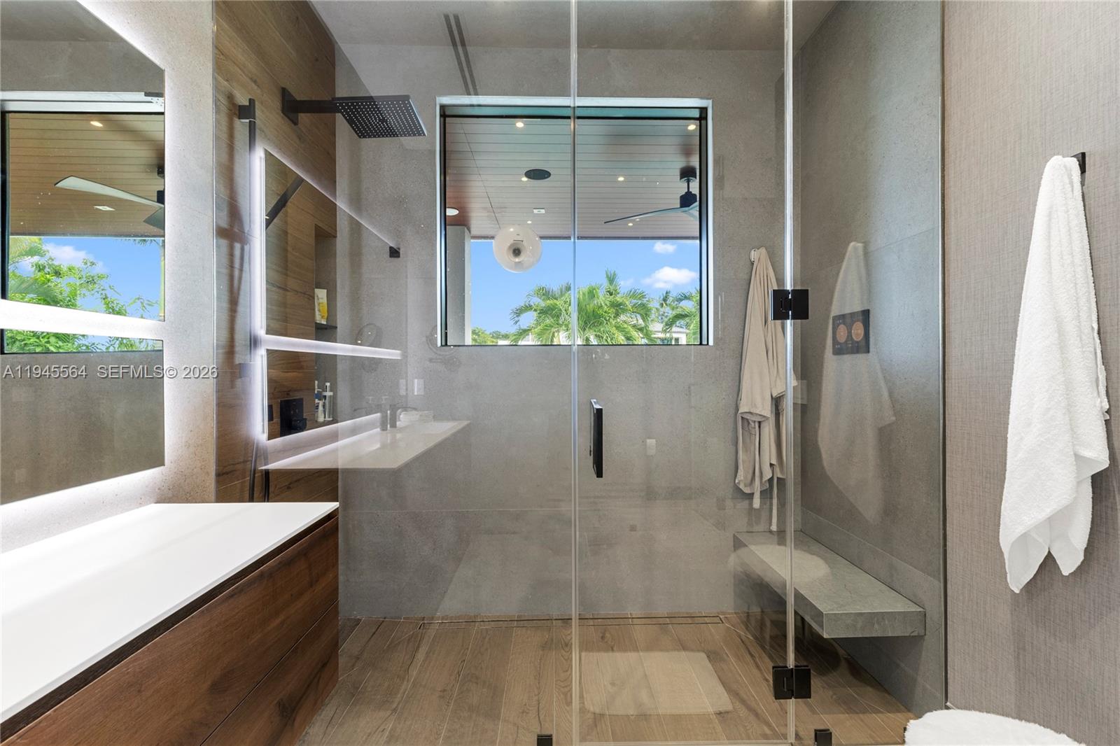 12911 Oleander Road North Miami, FL 33181 - Photo 40 of 67 a bathroom with a shower and a toilet