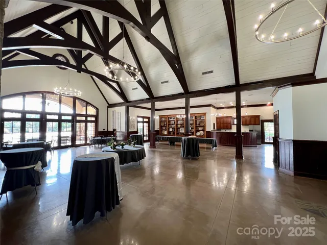 a view of a living room with furniture