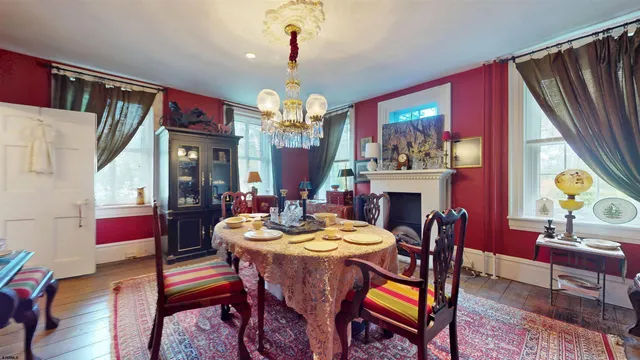a view of staircase with furniture and stairs