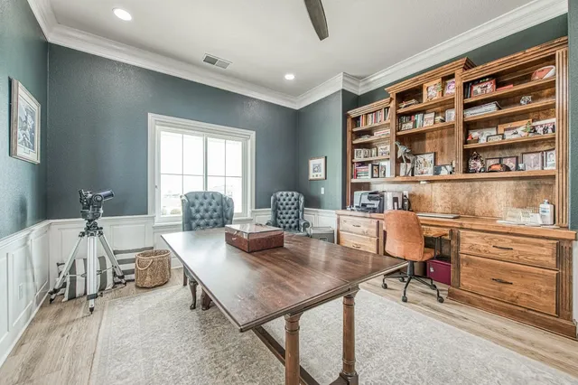 a view of a storage in a room