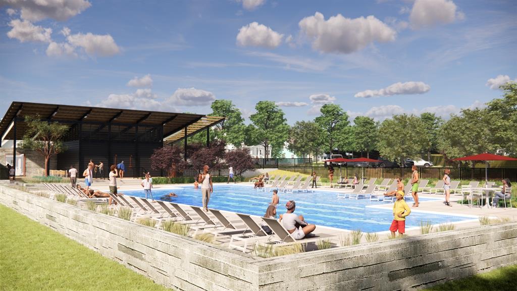 3412 Aldrich Road McKinney, TX 75071 - Photo 31 of 38 a view of a swimming pool with a patio