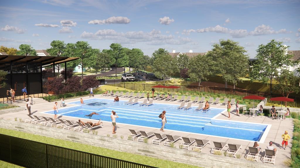 3412 Aldrich Road McKinney, TX 75071 - Photo 33 of 38 a view of a swimming pool with a yard