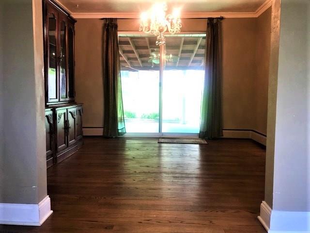 1040 State Road Monessen, PA 15062 - Photo 8 of 24 Dining Room features beautiful flooring and sliding doors to covered porch!