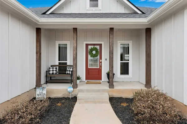 a house view with a outdoor space