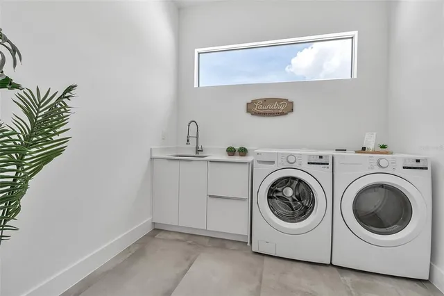 wooden floor and cabinet in an empty room