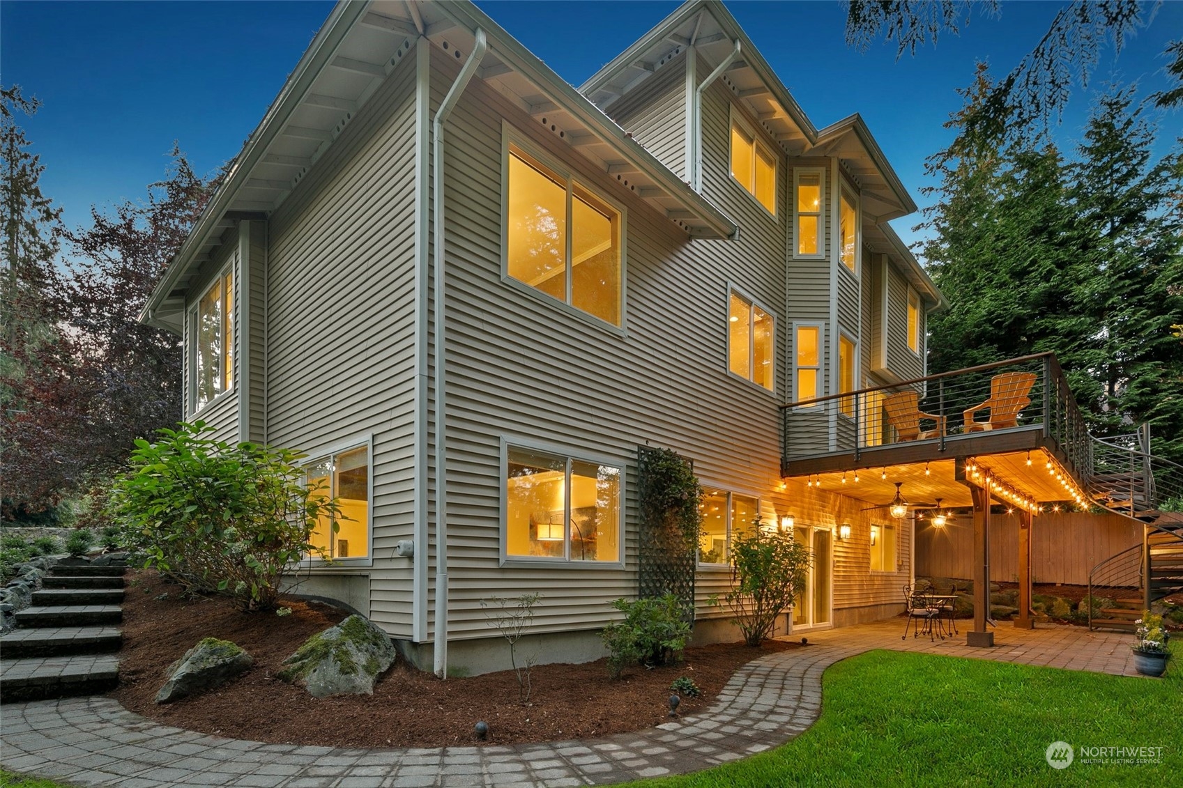 14704 Simonds Road Northeast Bothell, WA 98011 - Photo 34 of 40 a view of a house with a yard