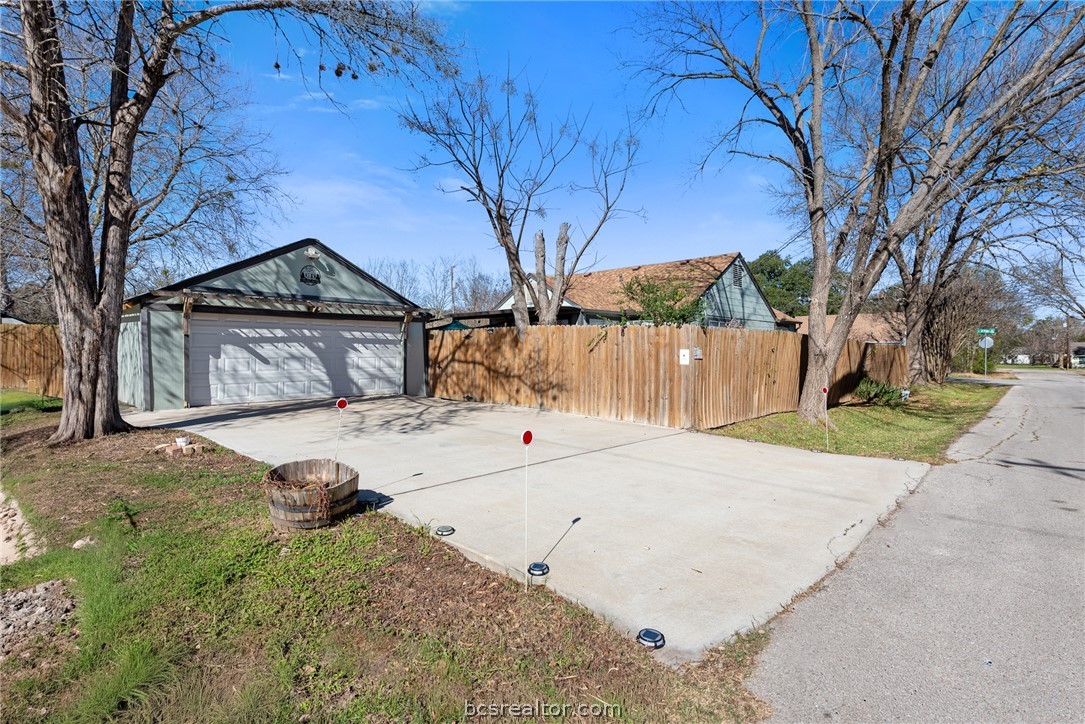 1019 East 27th Street Bryan, TX 77803 - Photo 30 of 30 Large driveway and garage with space for multiple vehicles