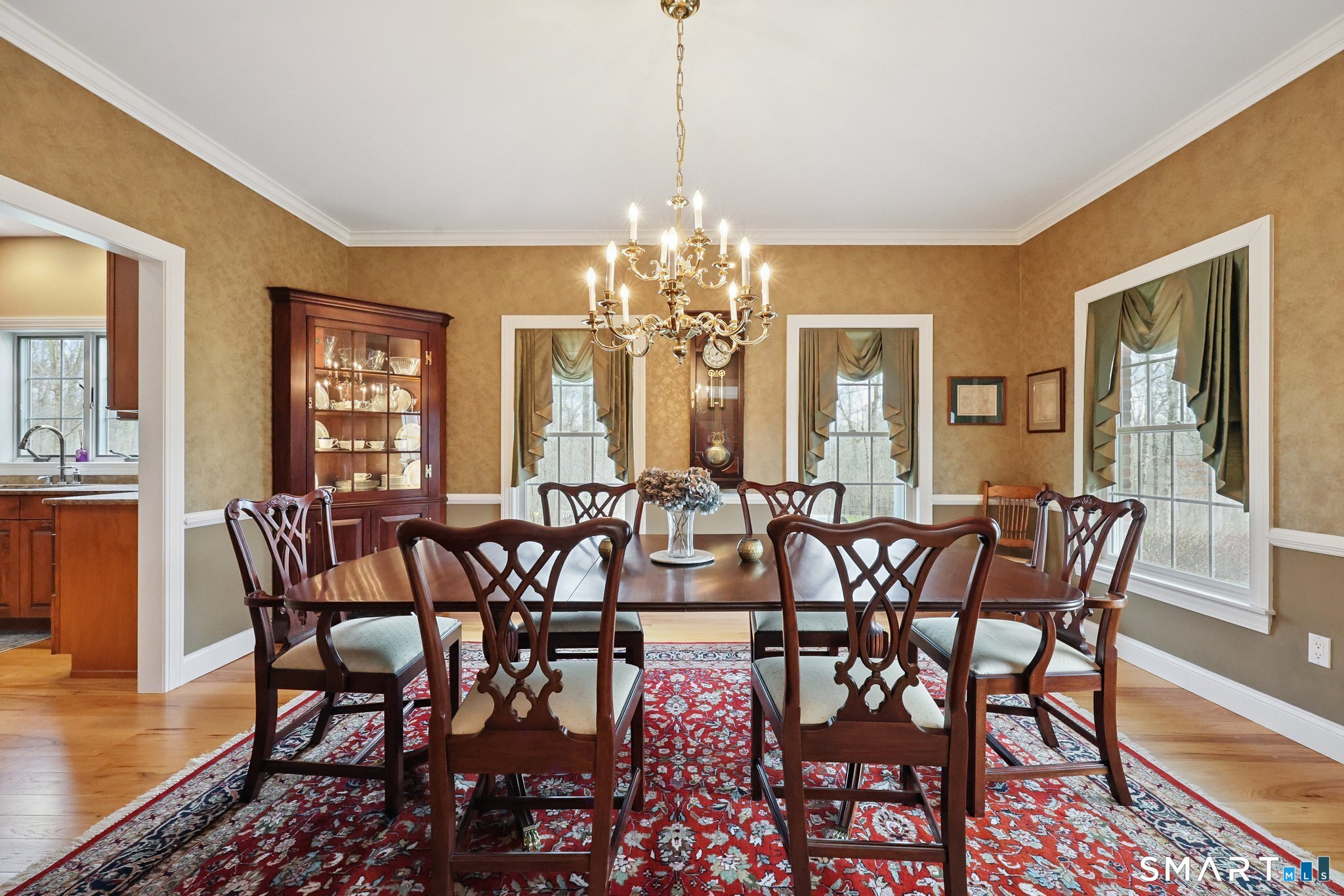 15 Mains Way Preston, CT 06365 - Photo 8 of 40 a view of a dining room with furniture window and wooden floor