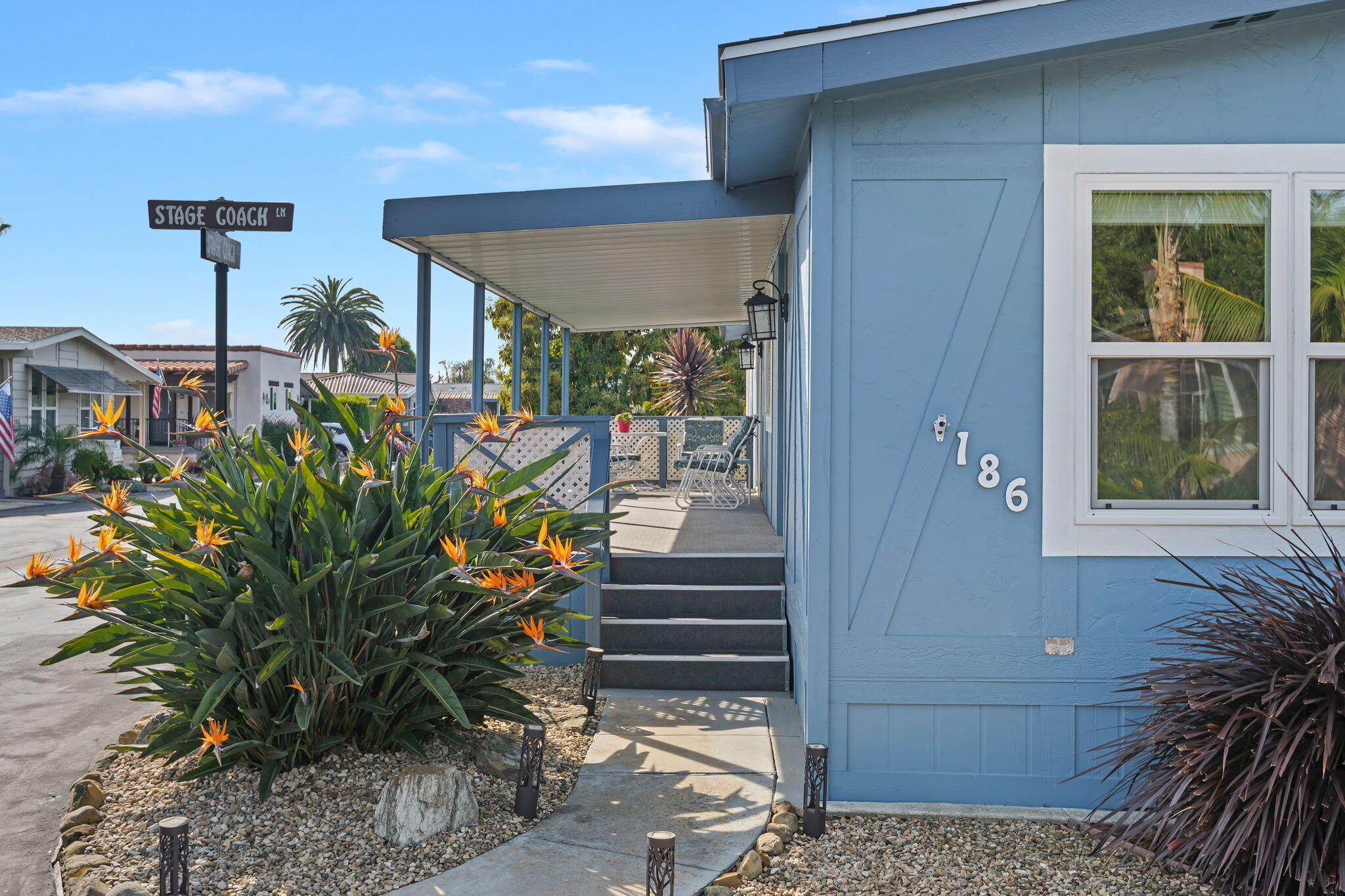 340 Old Mill Road, Unit 186 Santa Barbara, CA 93110 - Photo 8 of 40 a front view of a house with a yard