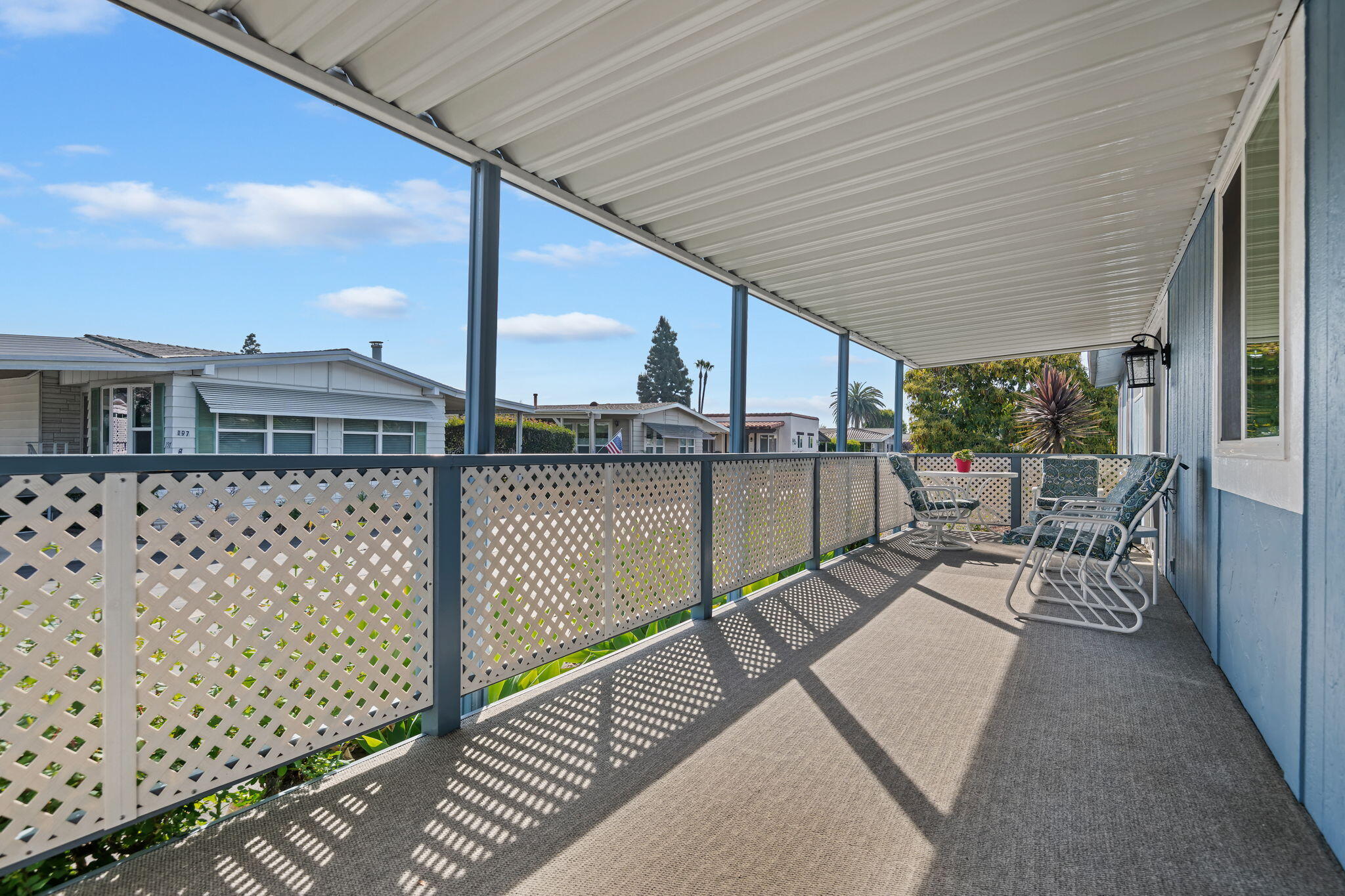 340 Old Mill Road, Unit 186 Santa Barbara, CA 93110 - Photo 10 of 40 a view of a patio with chairs and table
