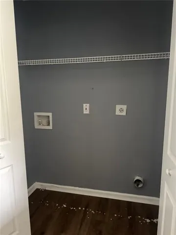 a view of a refrigerator in a kitchen