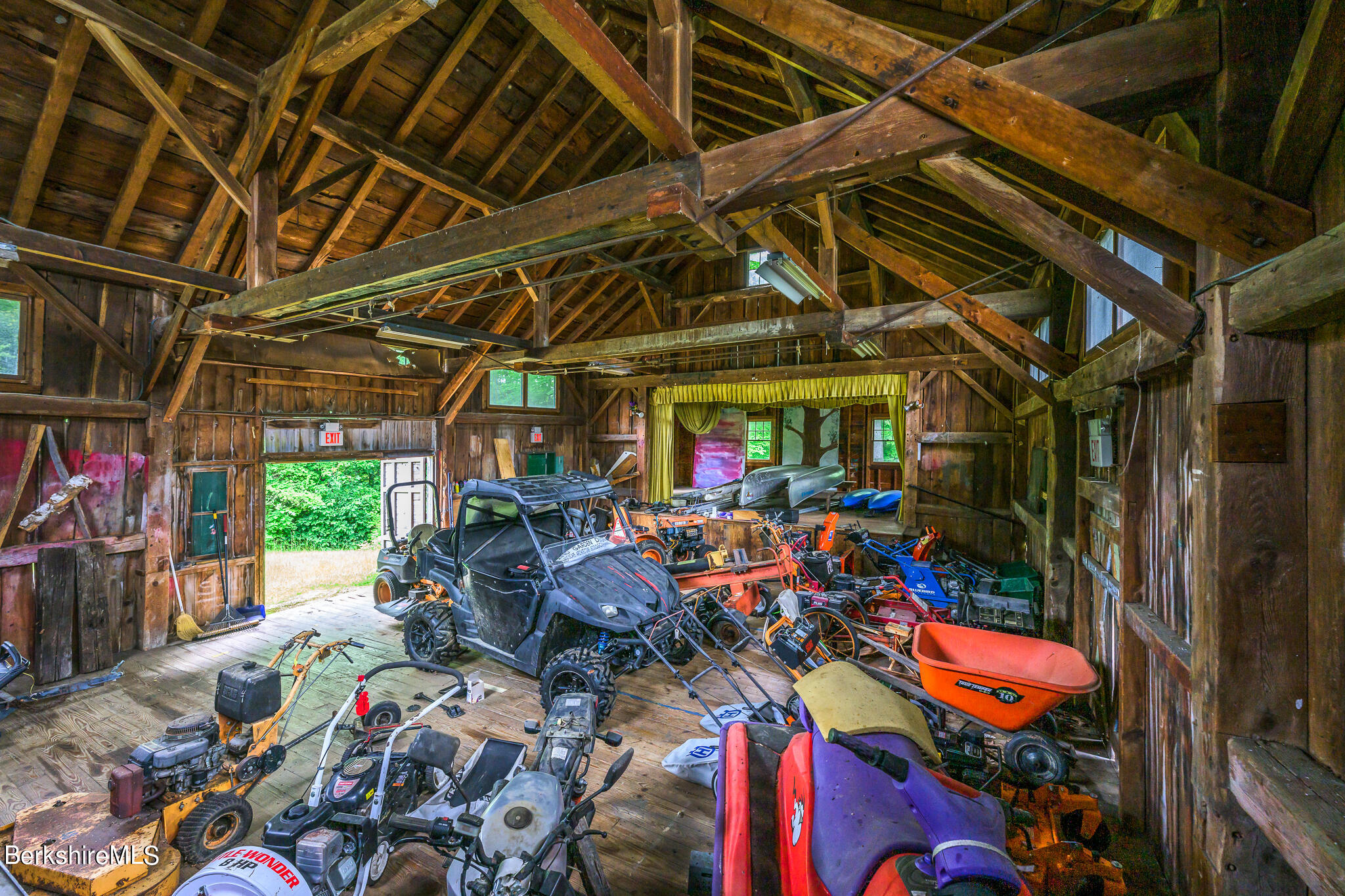 350 Old Cheshire Road Lanesborough, MA 01237 - Photo 13 of 23 350 Old Cheshire Barn Interior