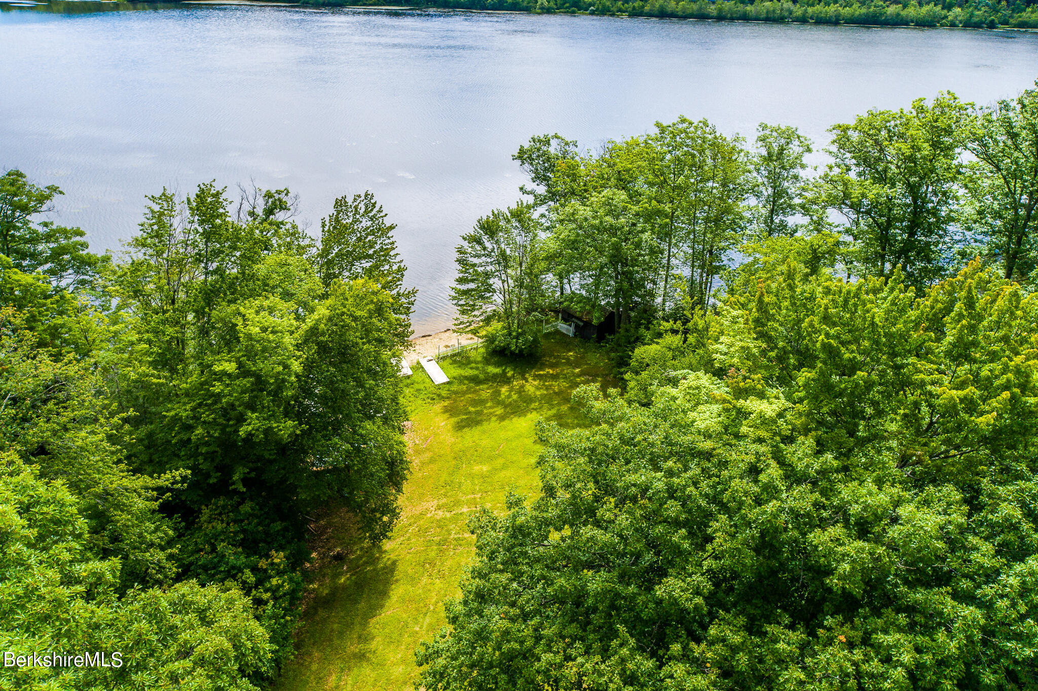 350 Old Cheshire Road Lanesborough, MA 01237 - Photo 15 of 23 350 Old Cheshire Drone with Dock
