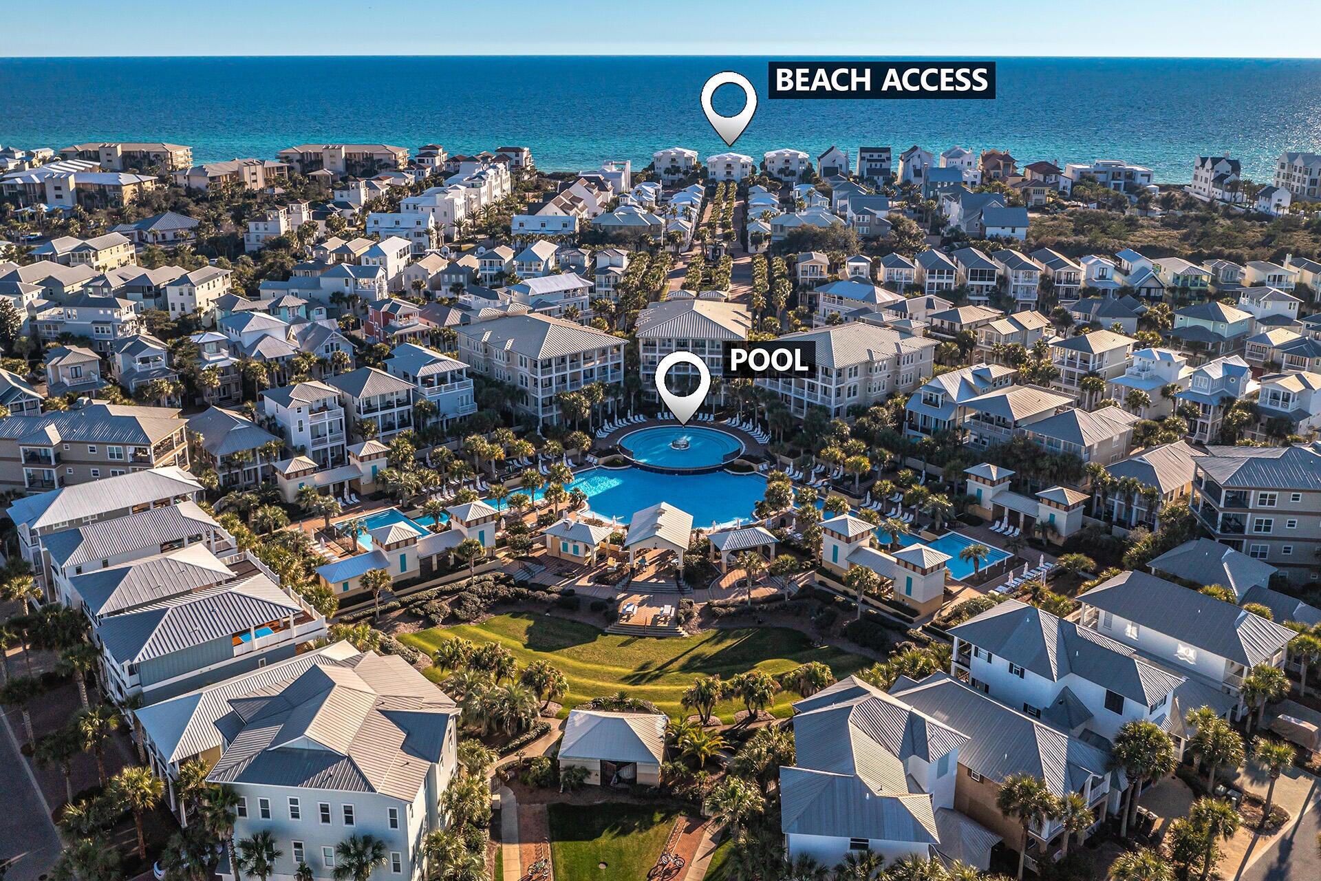 190 Seacrest Beach Boulevard West Seacrest, FL 32461 - Photo 28 of 37 an aerial view of residential houses with outdoor space