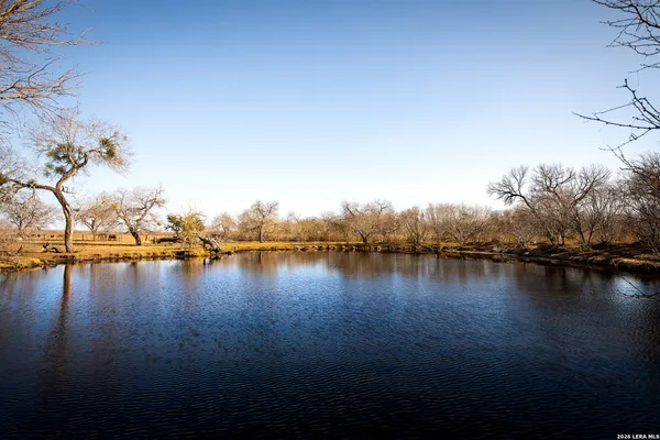 a view of a lake with houses