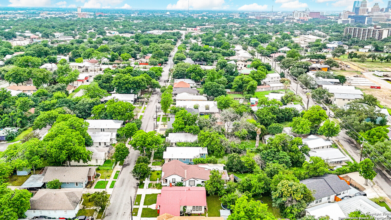 511 Devine Street San Antonio, TX 78210 - Photo 28 of 28 an aerial view of residential houses with city view