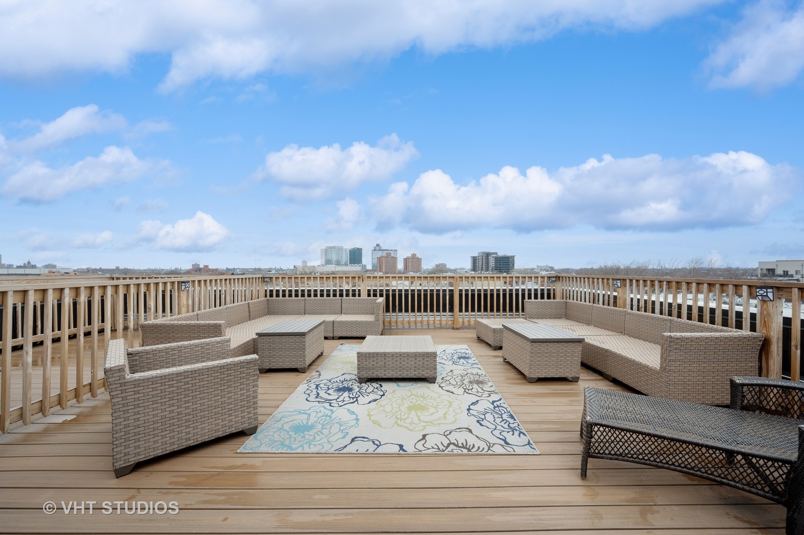 1508 North Sedgwick Street, Unit 5N Chicago, IL 60610 - Photo 16 of 20 a view of roof deck with couches and city view