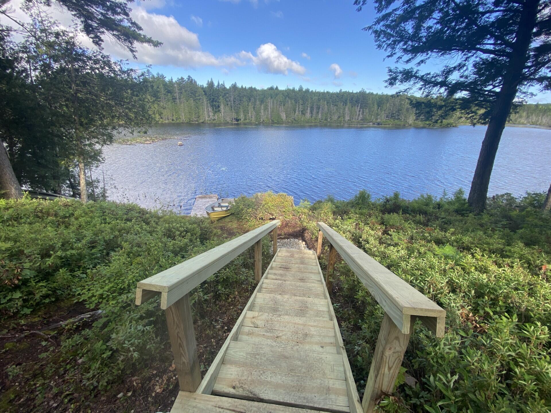 Lot 14 Rowe Pond Road Bingham, ME 04920 - Photo 1 of 49 Bean Pond steps to the pond