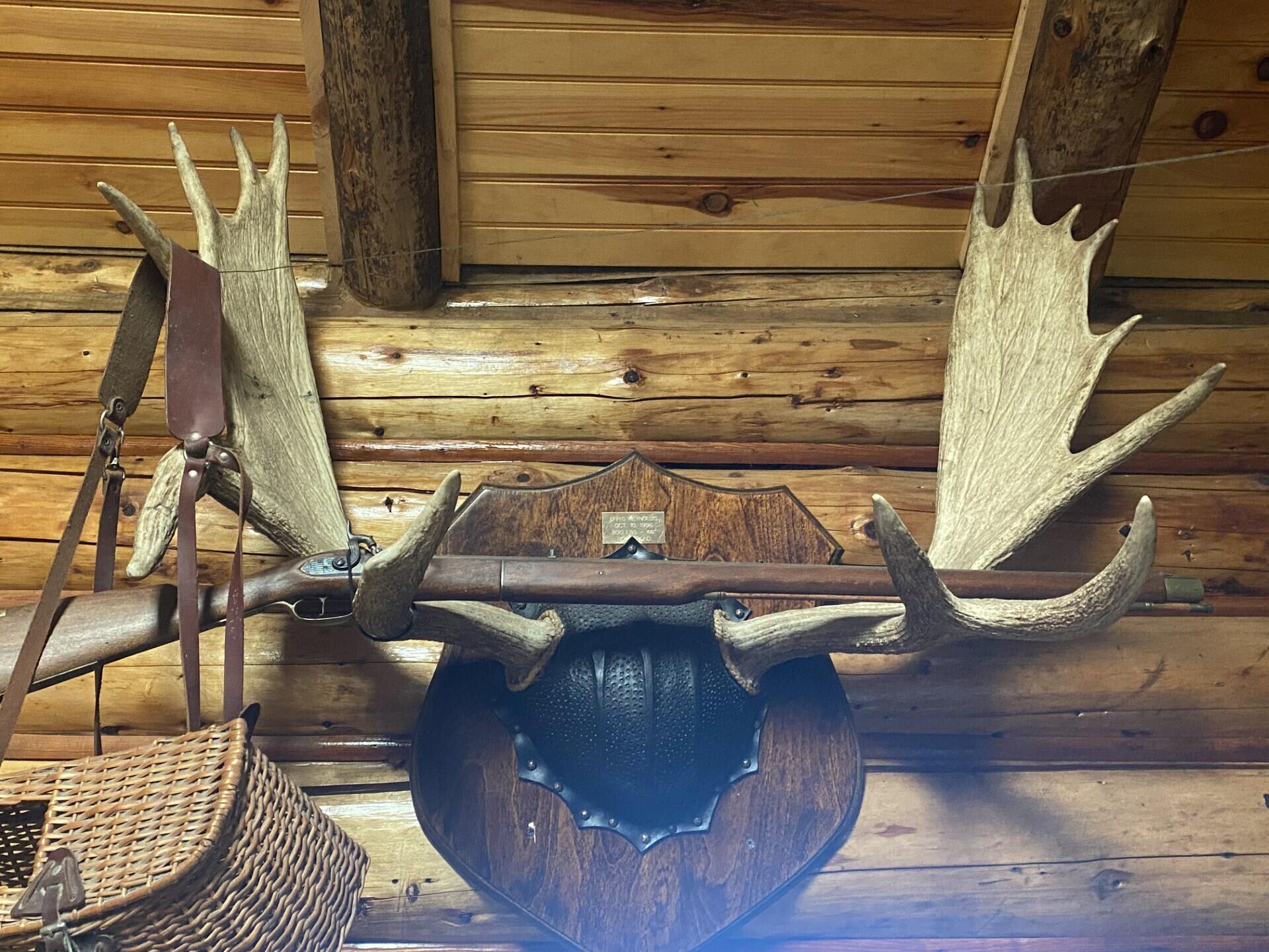 Lot 14 Rowe Pond Road Bingham, ME 04920 - Photo 41 of 49 Moose antlers stay with the cabin