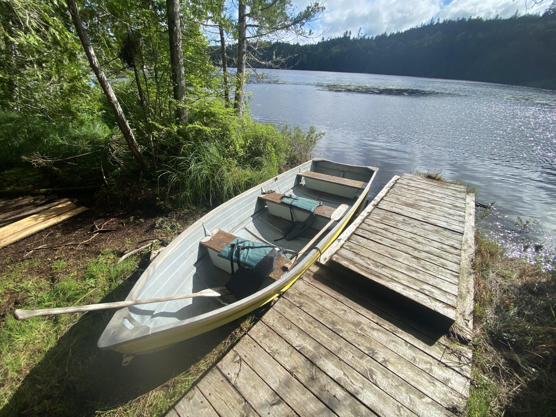 Lot 14 Rowe Pond Road Bingham, ME 04920 - Photo 49 of 49 Dock on main side to camp