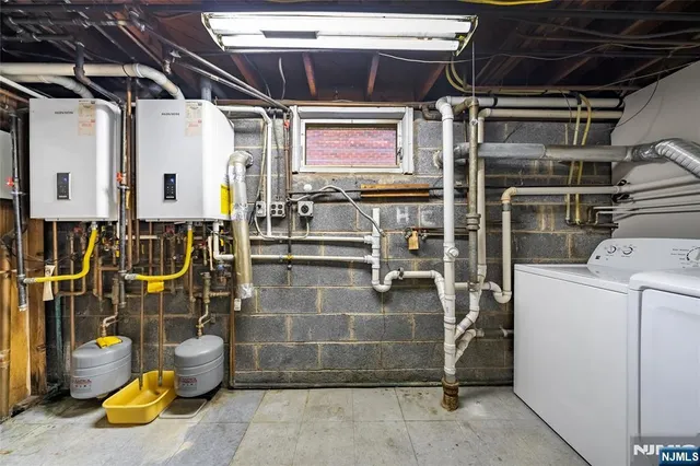 a view of storage and utility room