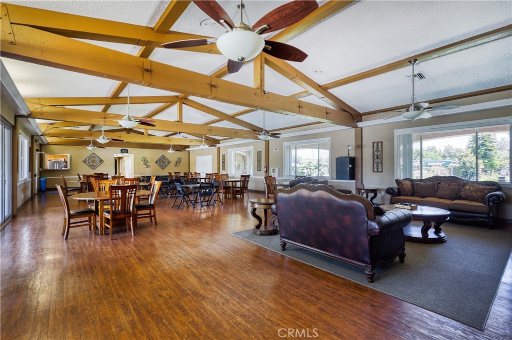 1001 East Lambert Road, Unit 258 La Habra, CA 90631 - Photo 70 of 75 a living room with furniture and wooden floors