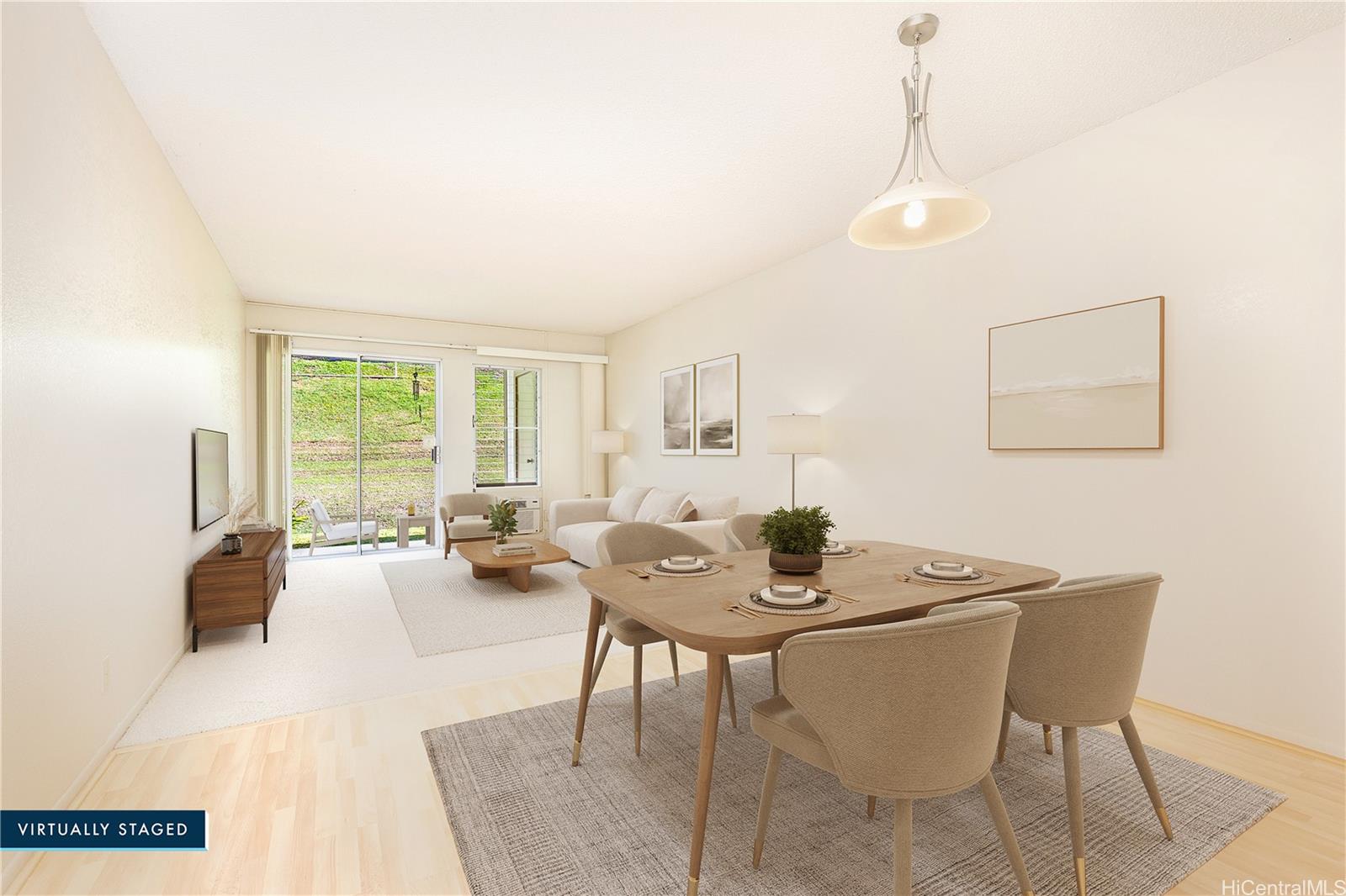 1233 Ala Alii Street, Unit 5 Honolulu, HI 96818 - Photo 2 of 16 a living room with furniture a window and a table
