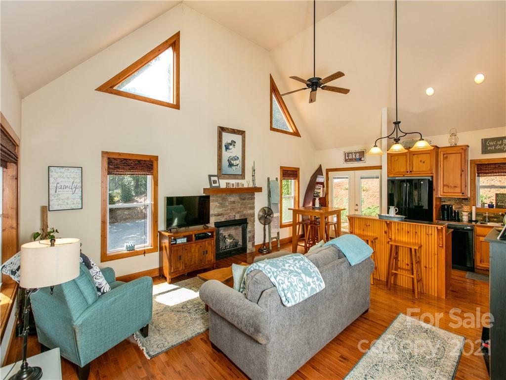 1964 Parkway North Rd Mill Spring Mill Spring, NC 28756 - Photo 5 of 19 a living room with furniture and a flat screen tv