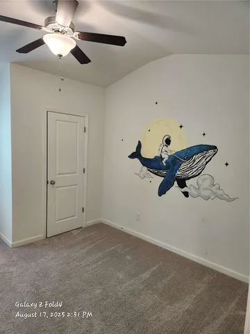 a bathroom with a sink vanity and a mirror