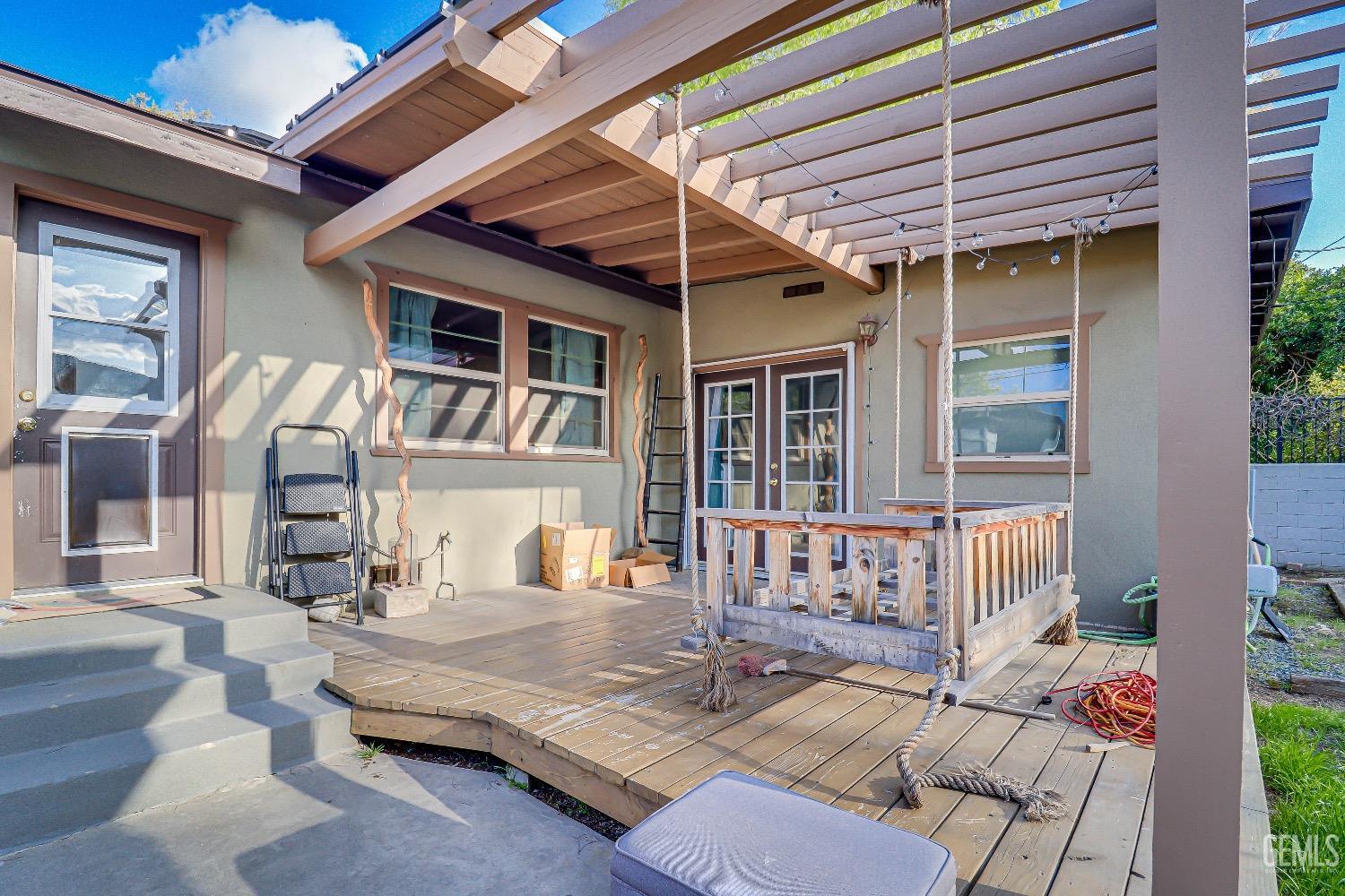 Undisclosed Address Bakersfield, CA 93304 - Photo 26 of 26 a view of patio with a table and chairs