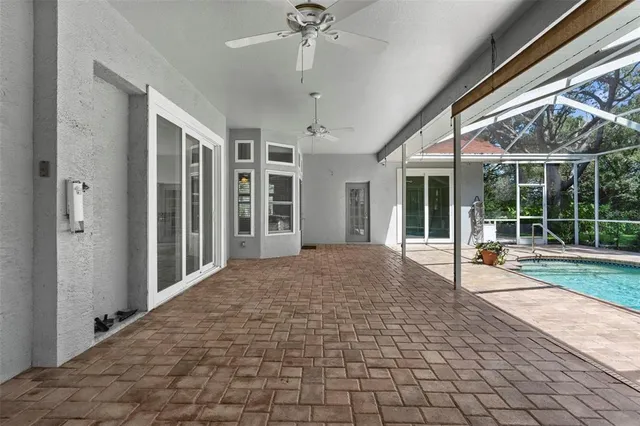 a view of a back yard of the house