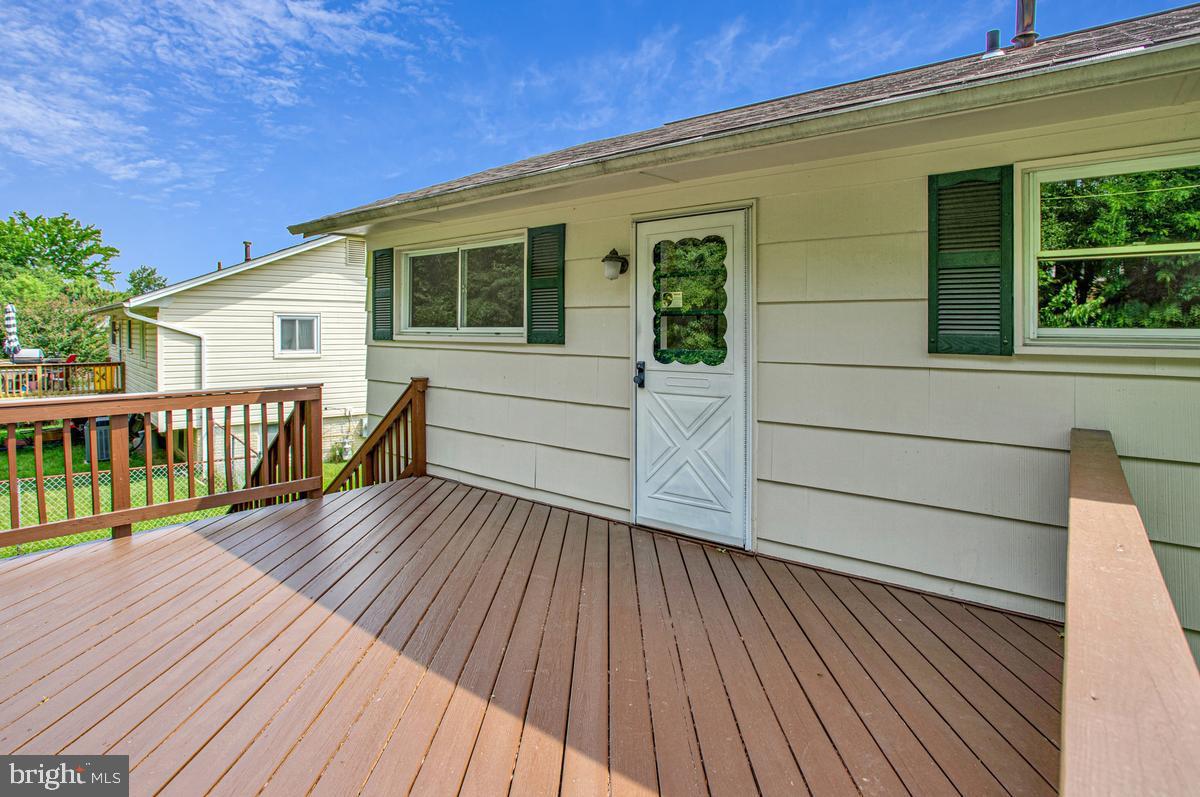8240 Rupert Road South Millersville, MD 21108 - Photo 26 of 27 Deck off of Kitchen