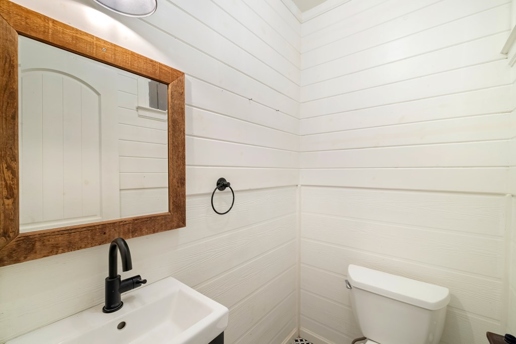 210 East Overbend Trail Blue Ridge, GA 30513 - Photo 19 of 38 a bathroom with a sink and a toilet