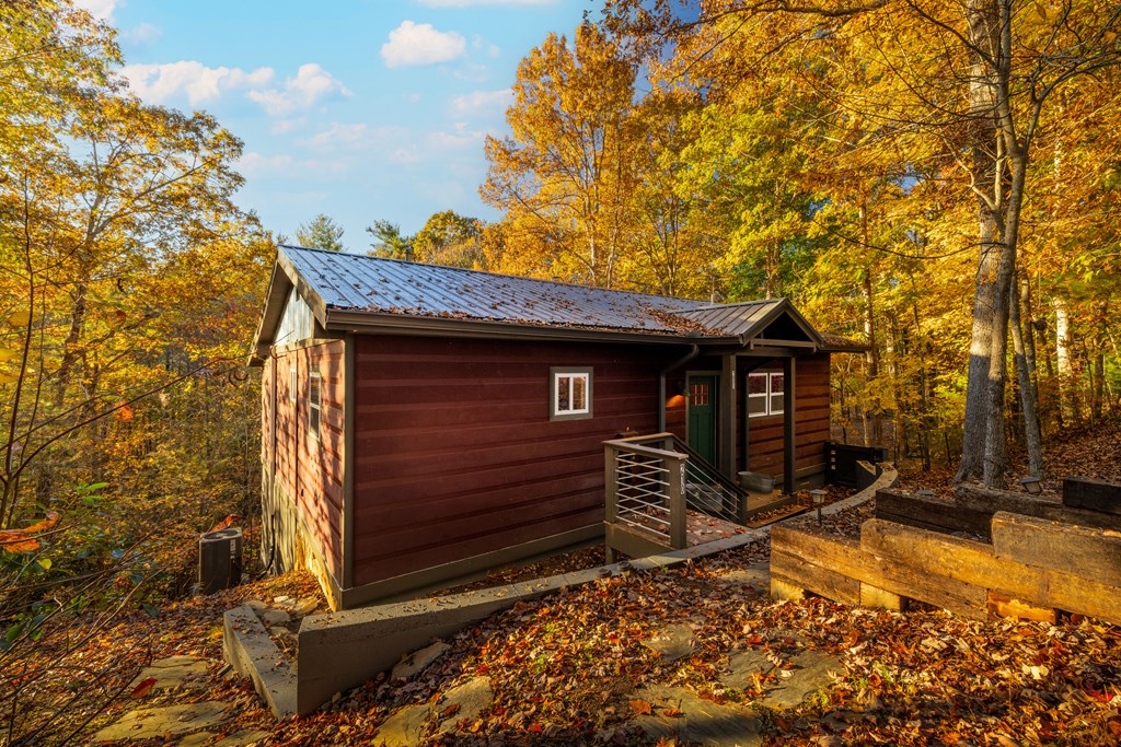 210 East Overbend Trail Blue Ridge, GA 30513 - Photo 33 of 38 a view of outdoor space and front view of a house