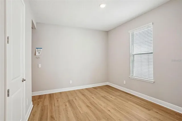 wooden floor in an empty room