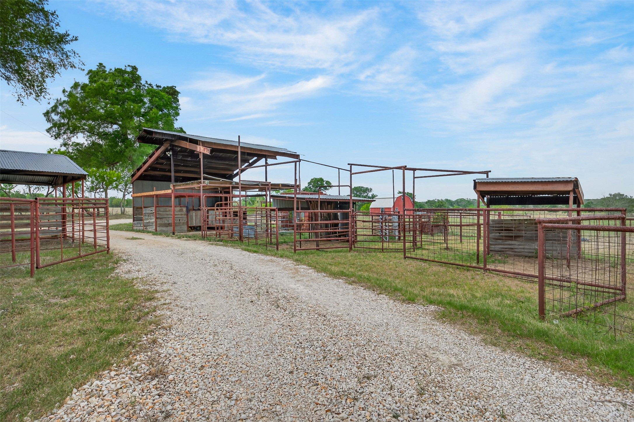 1077 Burdette Wells Road Lockhart, TX 78644 - Photo 8 of 38 a view of a backyard with wooden fence