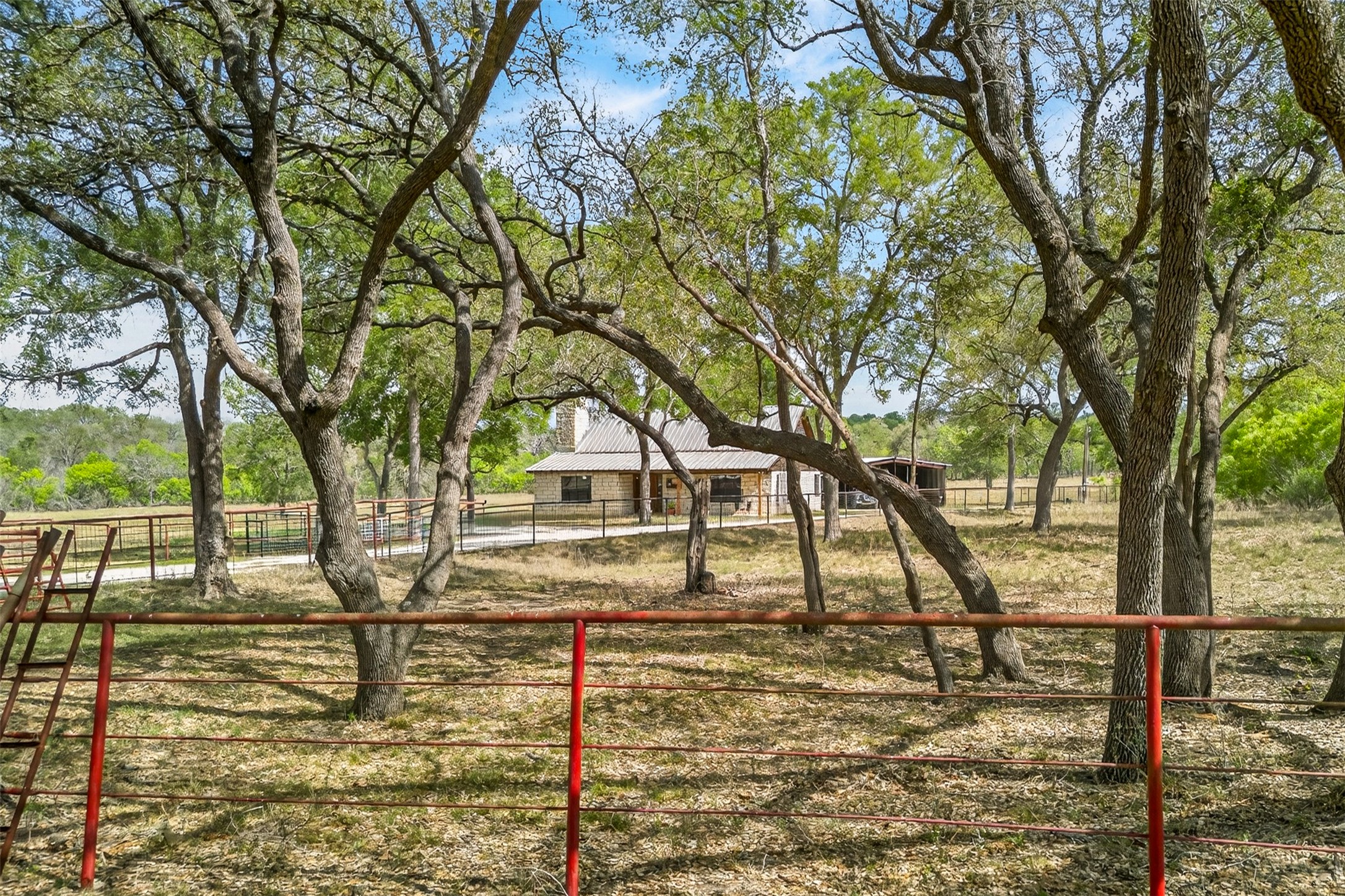 1077 Burdette Wells Road Lockhart, TX 78644 - Photo 10 of 38 a view of a large trees with wooden fence