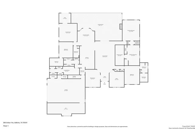 $1,190,000 | 584 Arbor View, Adkins, TX 78101