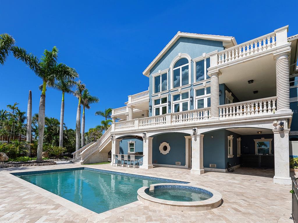 144 North Casey Key Road Nokomis, FL 34275 - Photo 47 of 54 a house view with a garden space