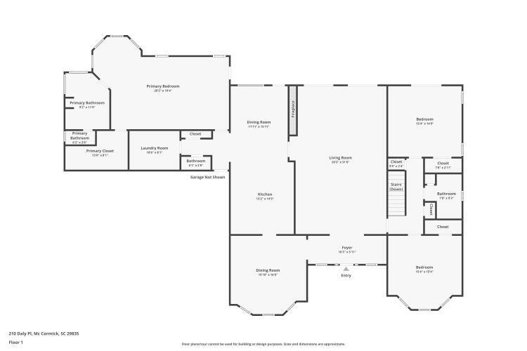 210 Daly Place McCormick, SC 29835 - Photo 55 of 56 Main floor plan