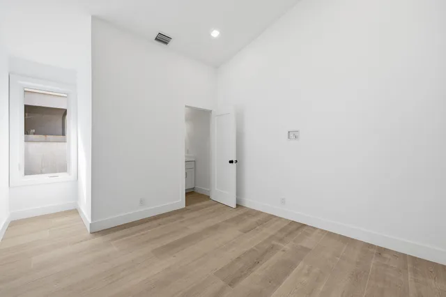 wooden floor in an empty room
