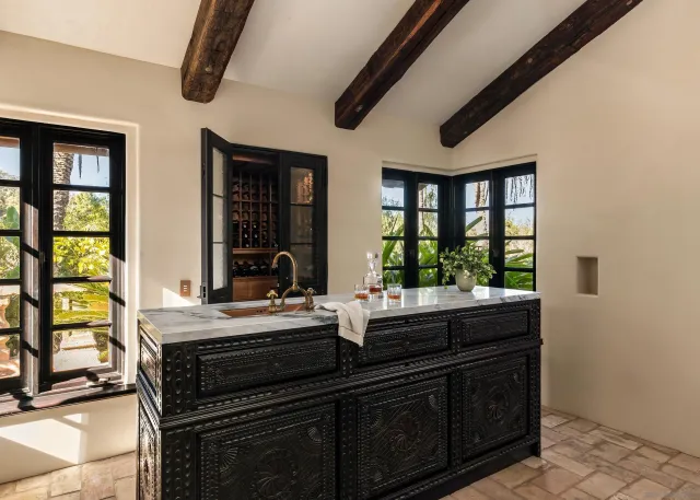 a view of a door of a house