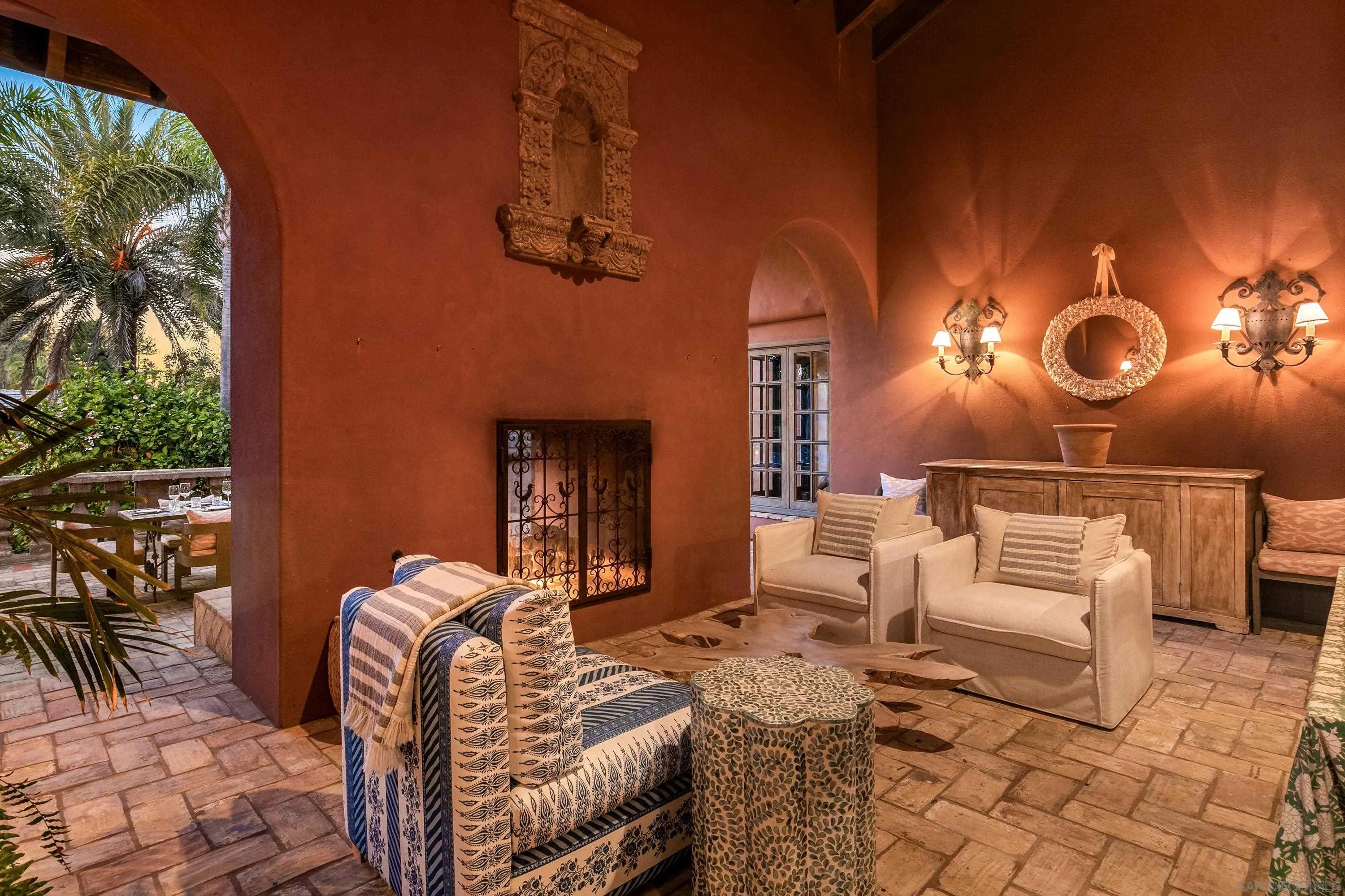 17116 Paseo Hermosa Rancho Santa Fe, CA 92067 - Photo 29 of 59 a bedroom with furniture and a lamp